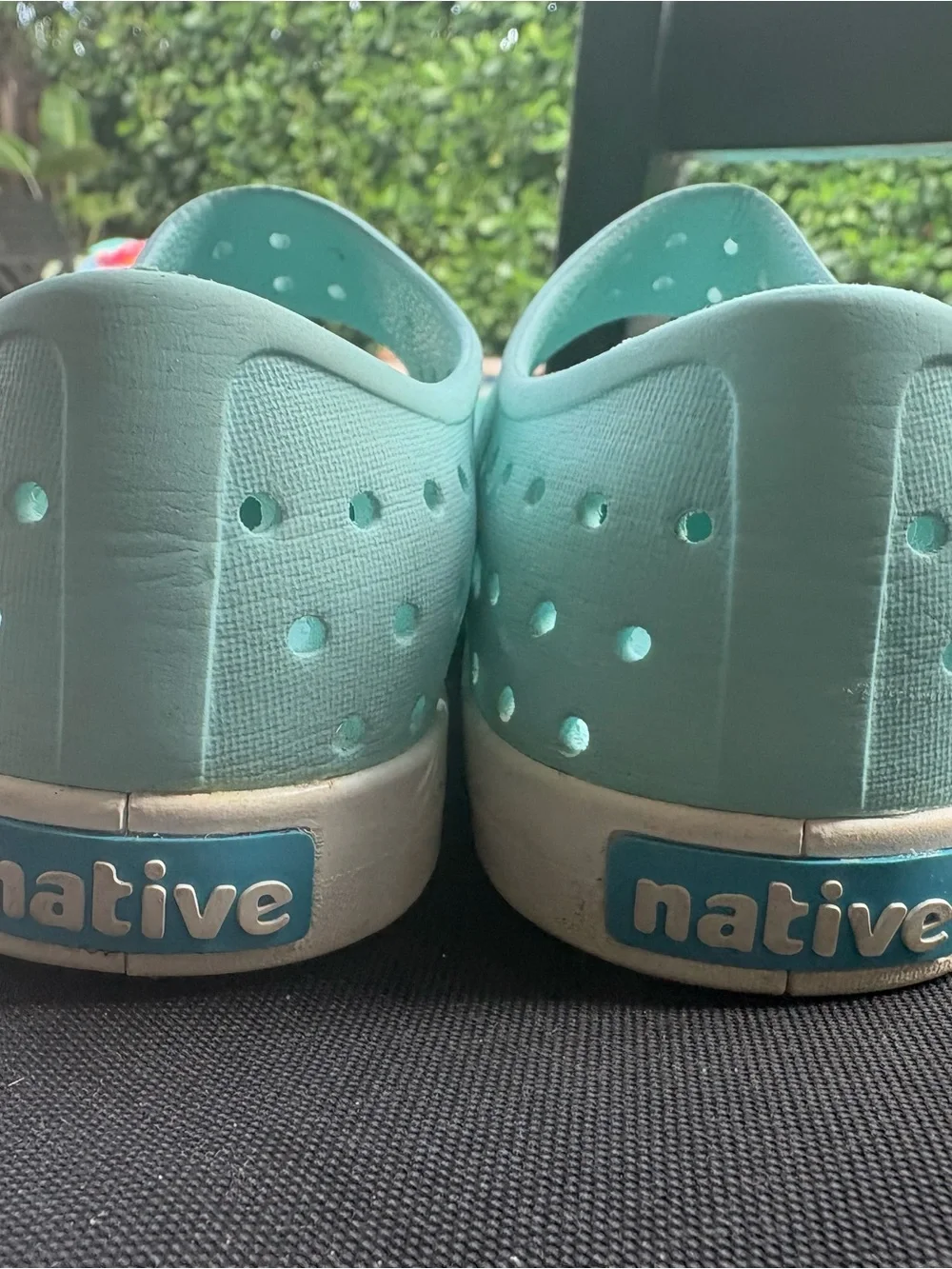 Native Kids Aqua Perforated Slip-On Water Shoes in Mint